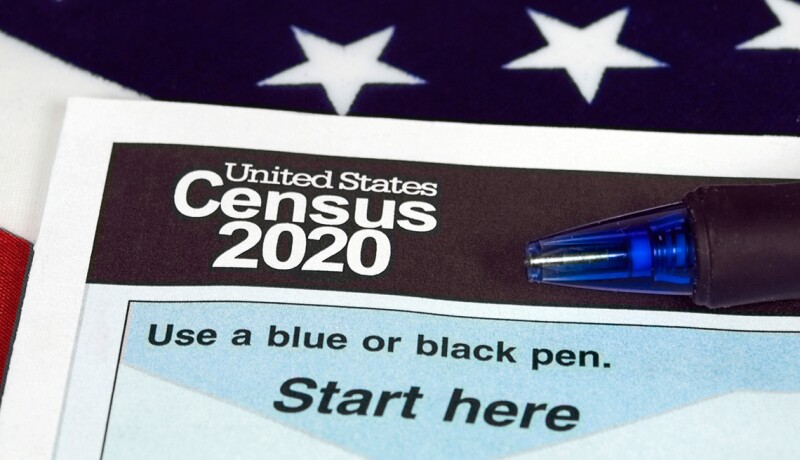 United States 2020 census form
