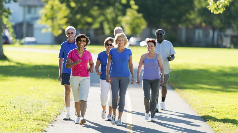Seniors Walking