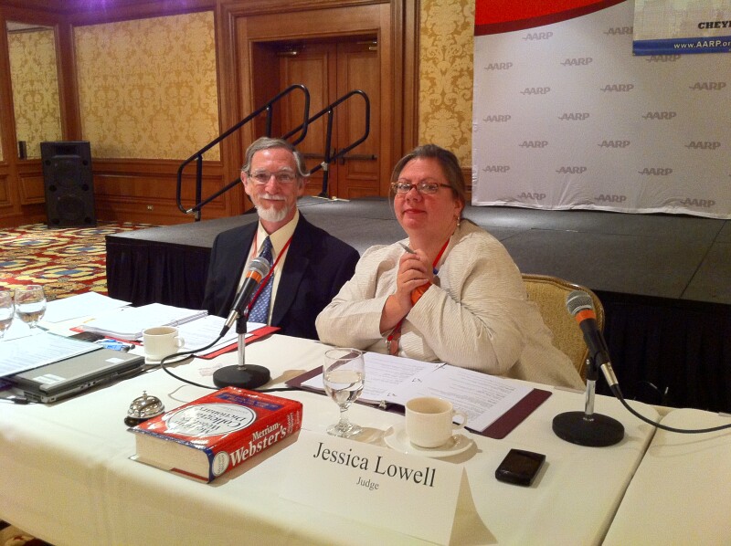 AARP National Spelling Bee judges