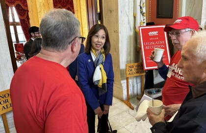 AARP Rhode Island Volunteers  at the State House