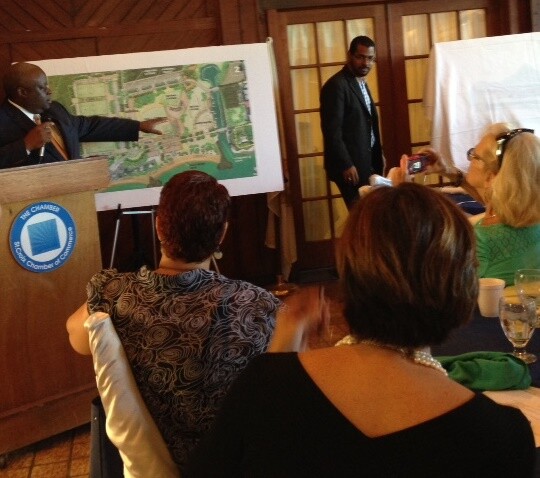 Governor Kenneth E. Mapp addresses St. Croix Chamber of Commerce