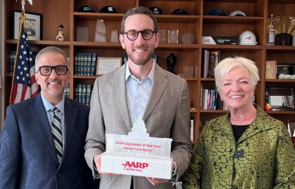 SENATOR SCOTT WIENER IS 2024 AARP CALIFORNIA LEGISLATOR OF THE YEAR 