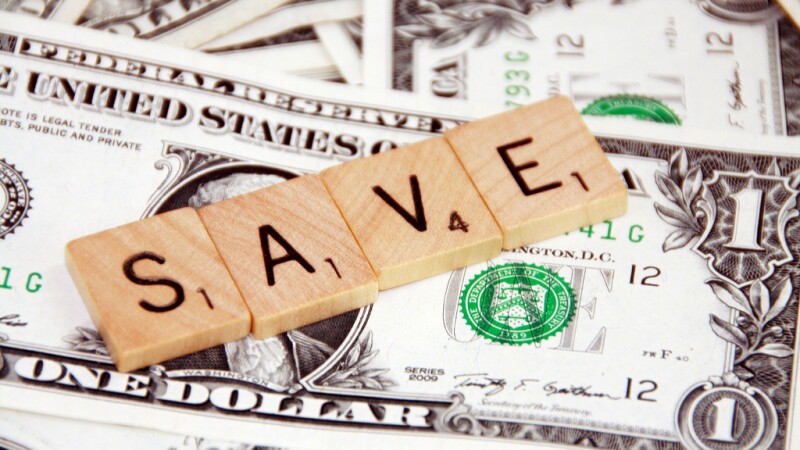 Saving money