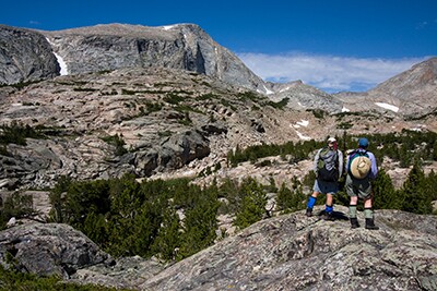 Hiking in Wind River Mts