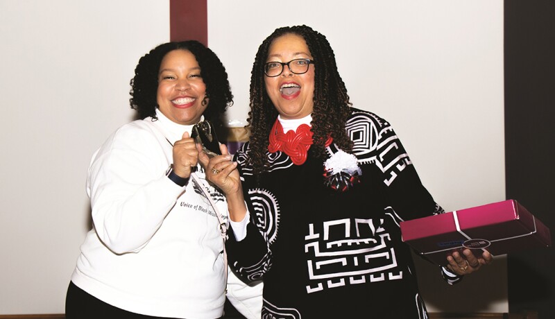 DeAnna Tisdale Johnson and her mother, Alice Thomas Tisdale Perkins