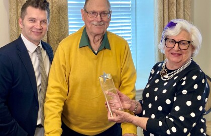 AARP honors outstanding volunteer