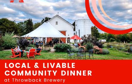 EVENT FULL Pull up a Chair: AARP NH Local & Livable Community Dinner at Throwback Brewery