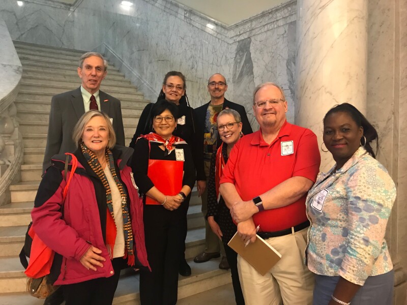 MD advocacy volunteers Delegation Friday 2-2-18