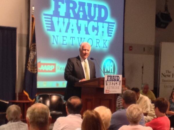 Mayor Gatsas addresses crowd at scam jam on June 24