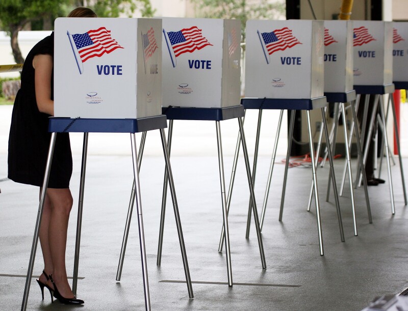 Americans Go To The Polls To Elect The Next U.S. President