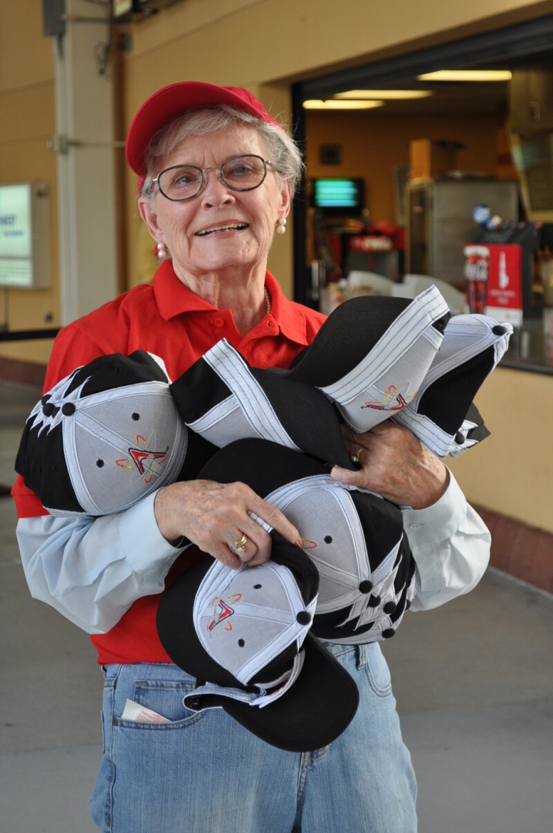 Mary at Isotopes Park