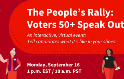 The People's Rally: Voters 50-Plus Speak Out!