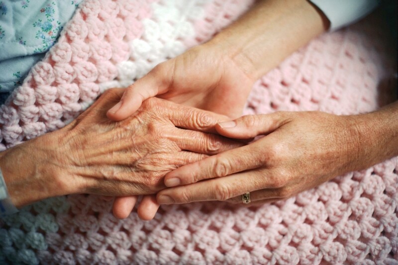 elderly hands care