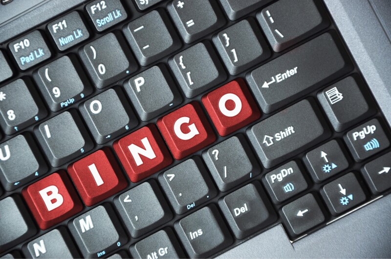 Bingo on keyboard