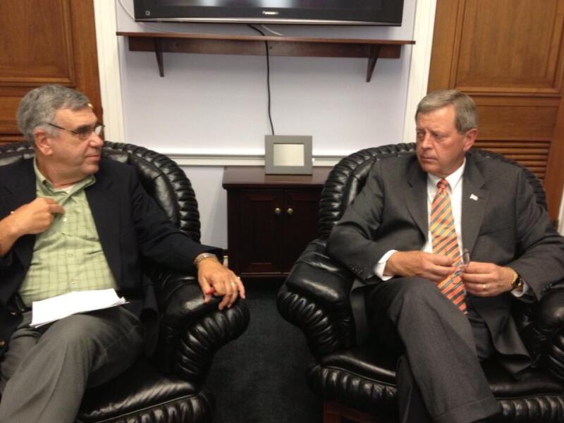 AARP IA Pres Tony Vola and Rep Latham