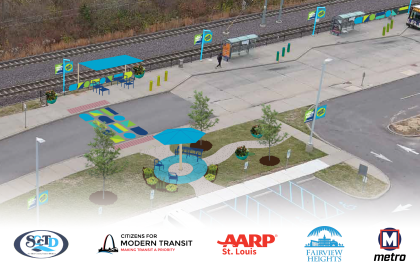 Fairview Heights Transit Center Ribbon Cutting August 21st