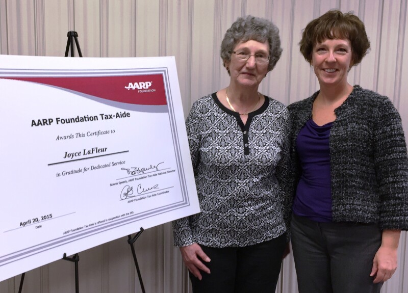Joyce LaFleur and Karen 2 - tax aide retirement (2)
