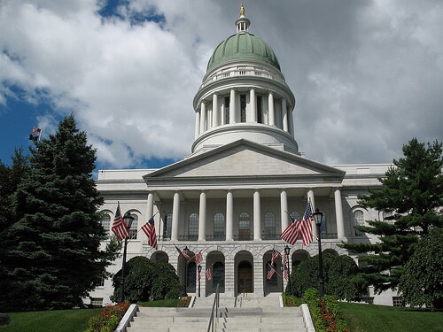 Maine State House credit Flickr FusionPanda