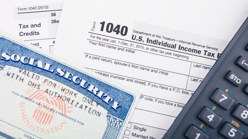 Tax return forms and documents