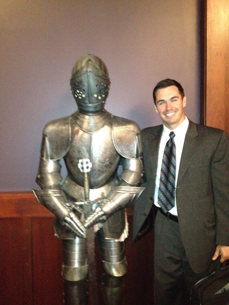 Utah Securities Division Enforcement Director Tom Brady and friend