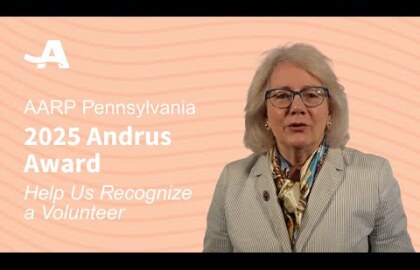 Nominations Now Open: 2025 AARP Pennsylvania Andrus Award for Community Service