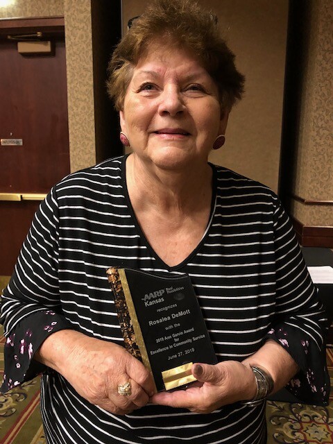 Rosalea with award.jpg