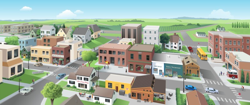 Main Street Panorama