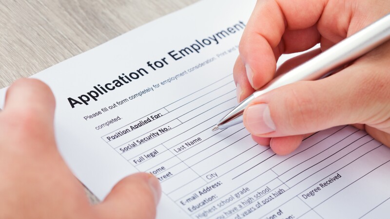 Hand Filling Application For Employment