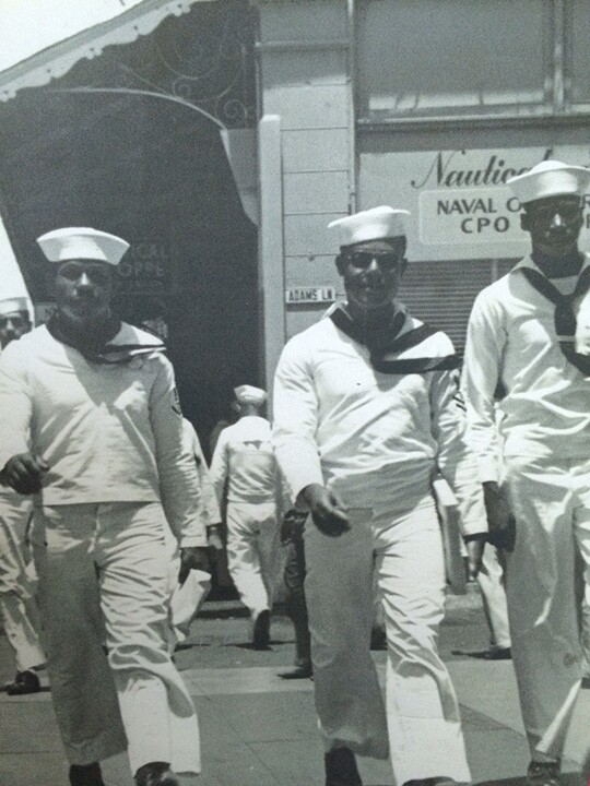 B-1 band on V-J Day