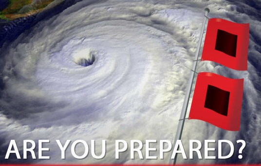 Hurricane -- hurriane flags Are You Prepared 360 x 230 BLOG size