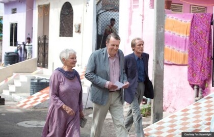 Marigold Hotel production still