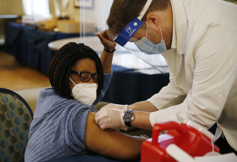 Nursing Home Staff and Residents Recieve Covid-19 Vaccine