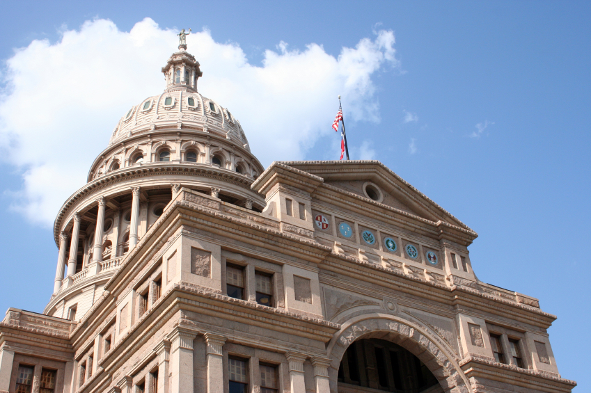 State Capitol Building in downtown Austin, Texas