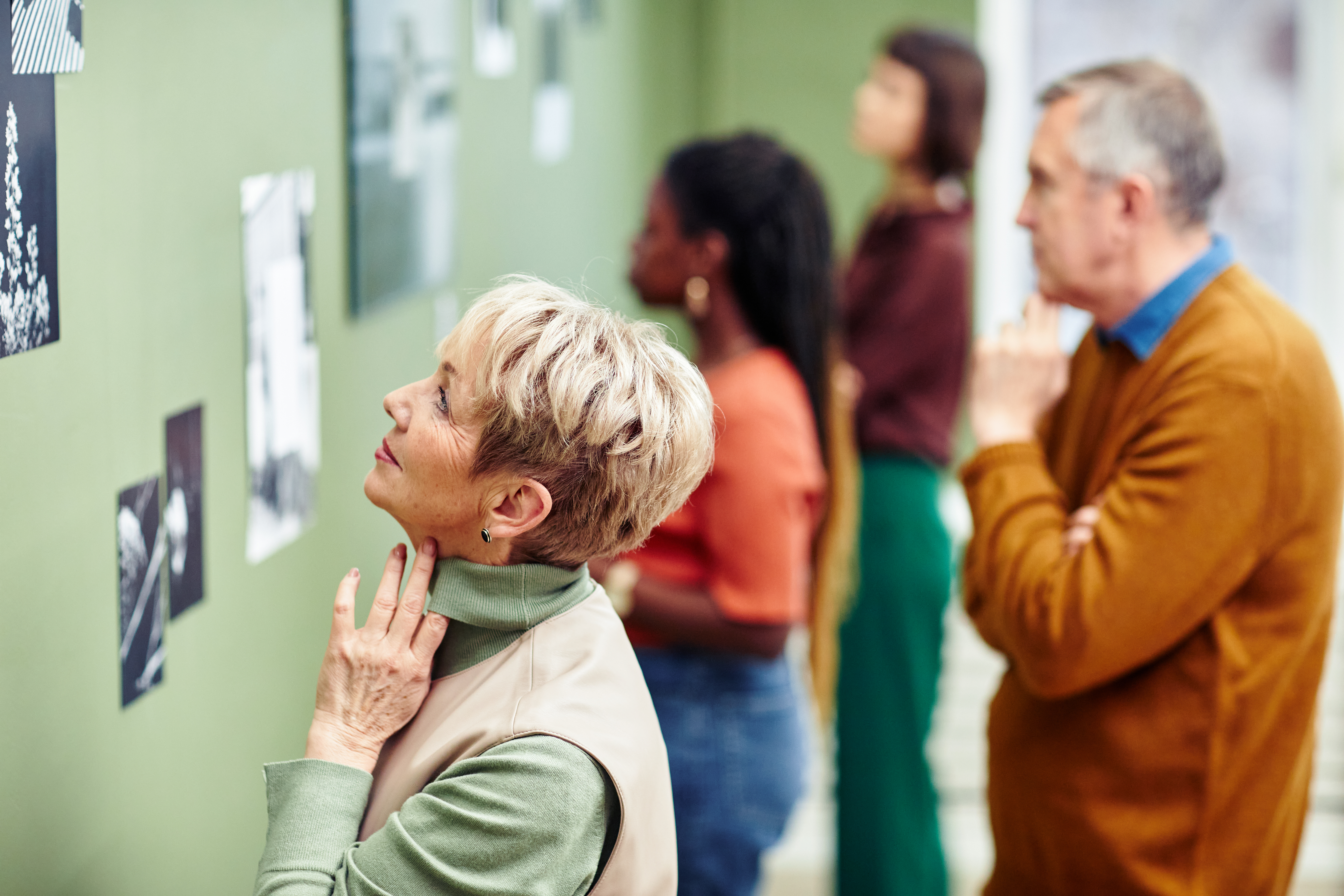 Modern Photography Exhibition Visitors