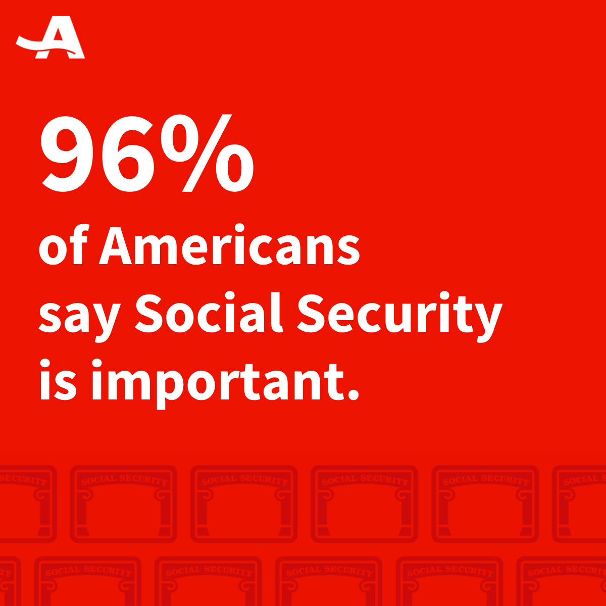 July Social Security Survey - 96% important - 2025 - static square - Social Security.png