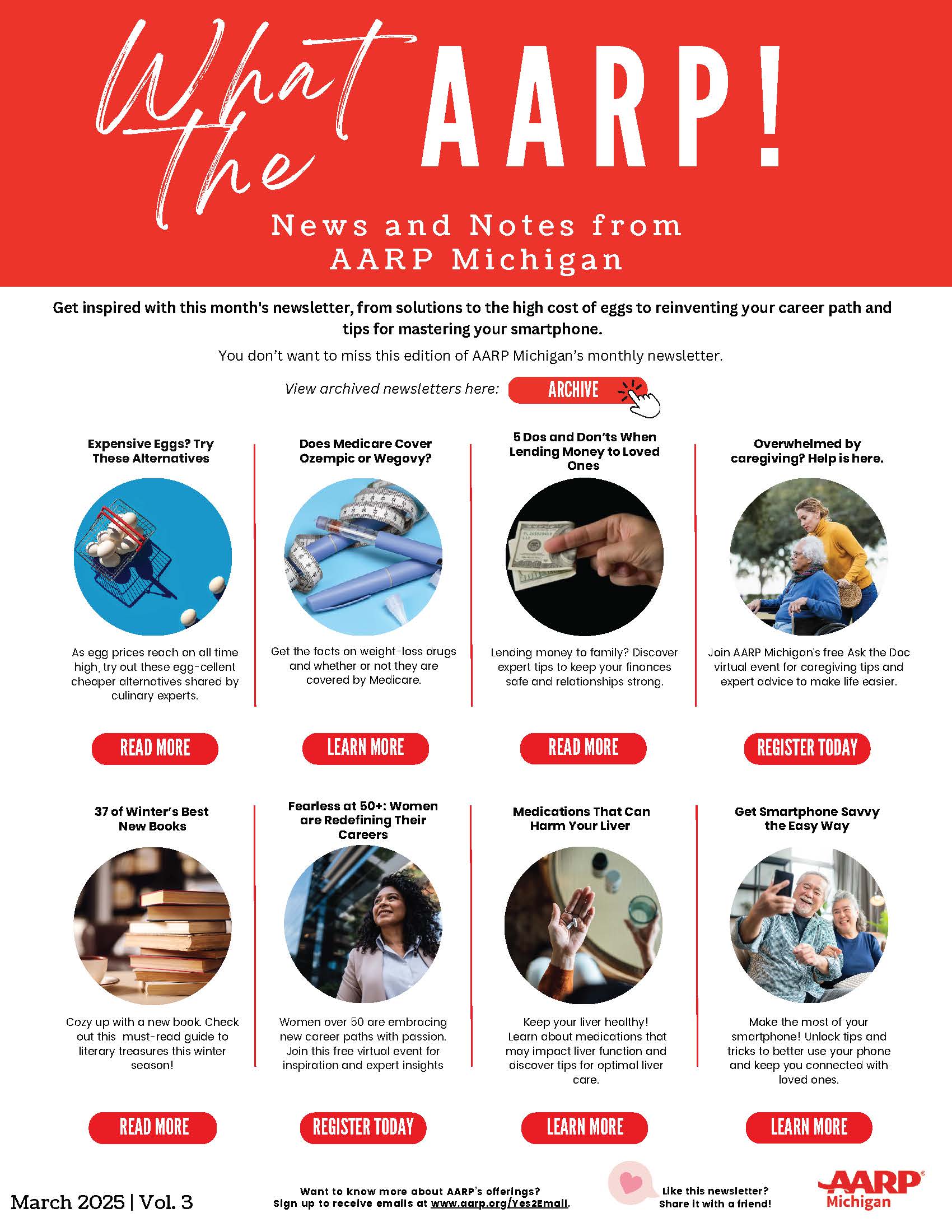 What the AARP! Newsletter - March 2025