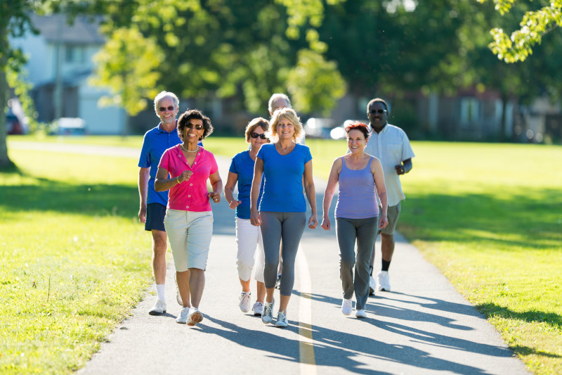 Seniors Walking 