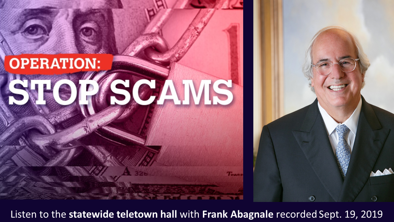 Listen to the teletown hall with Frank Abagnale in Alaska recorded Sept. 19, 2019