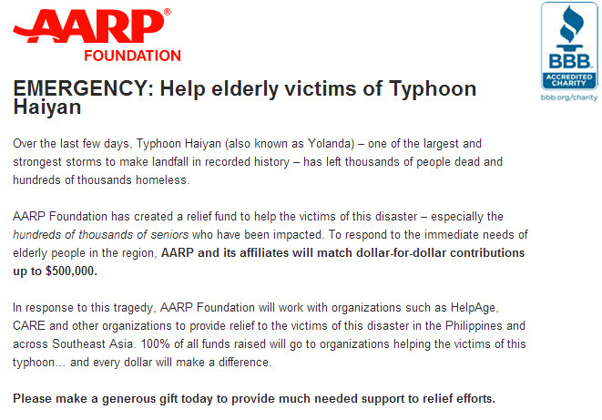 AARP Foundation_Typhoon Relief