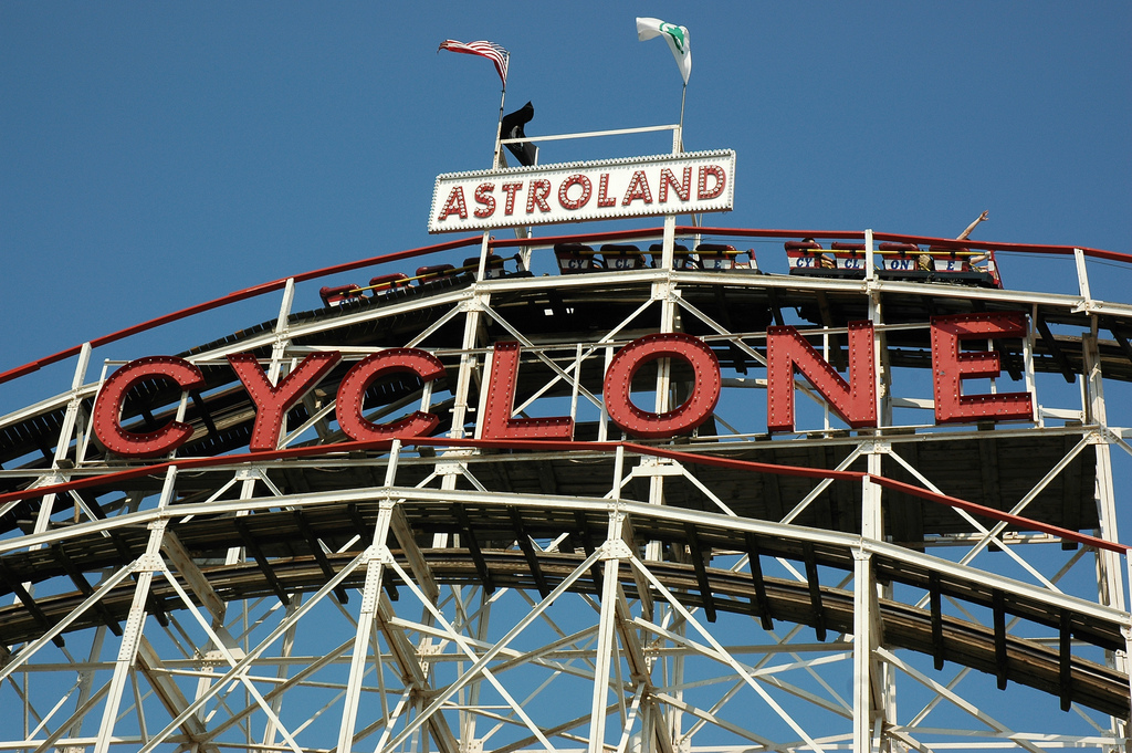 Picture of the Brooklyn Cyclones sign