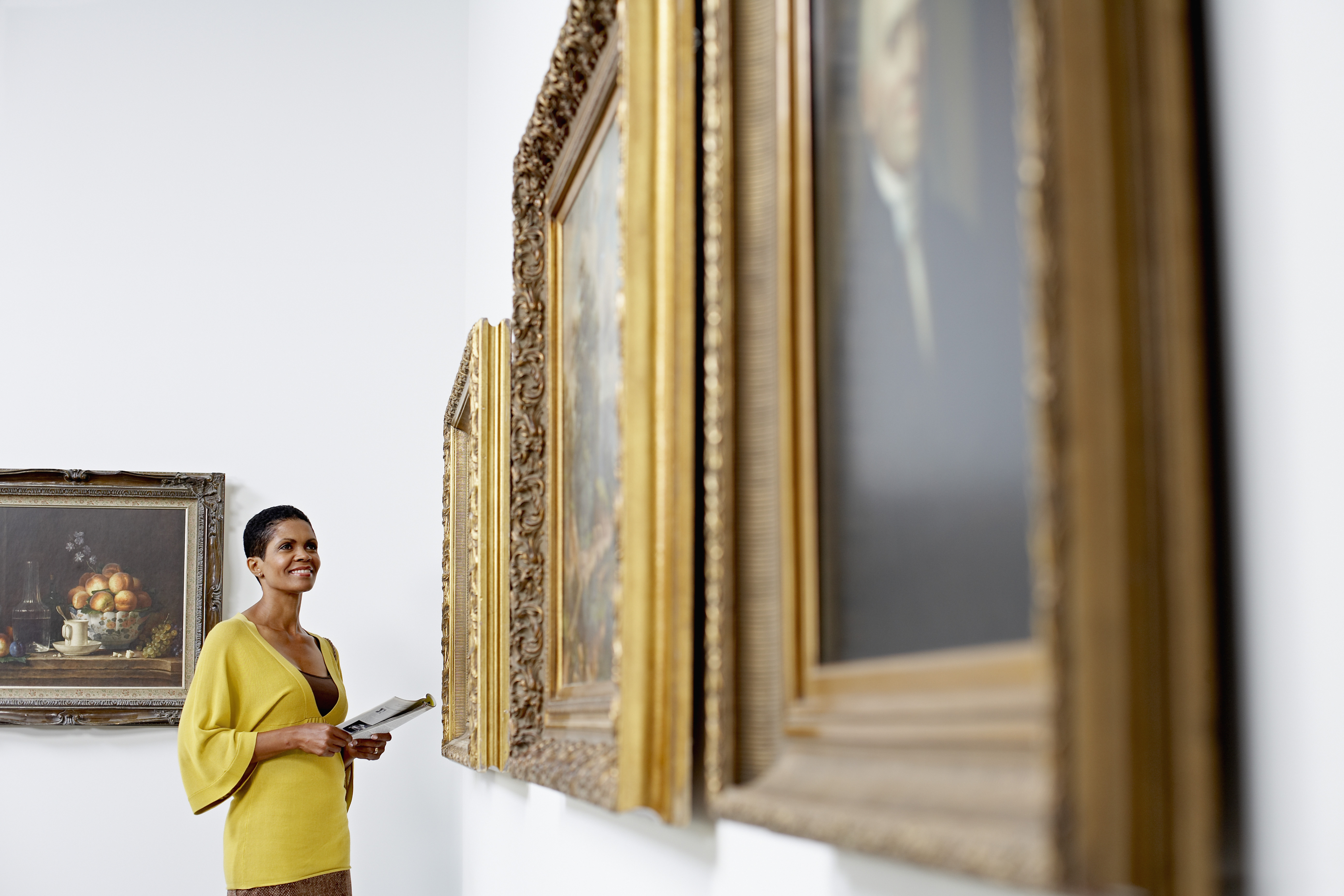 Woman at Art Gallery