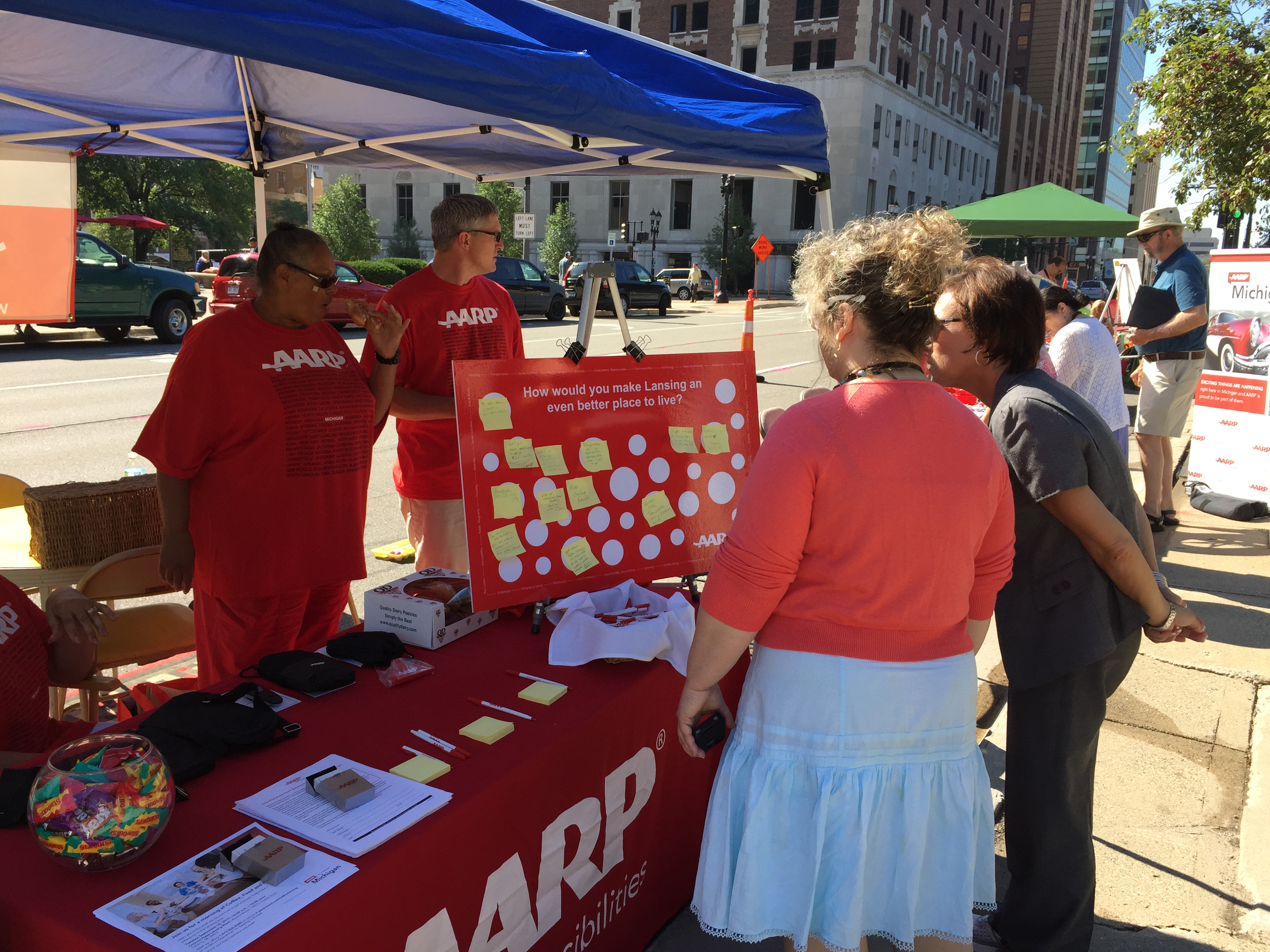 Lansing parklet event July 2015